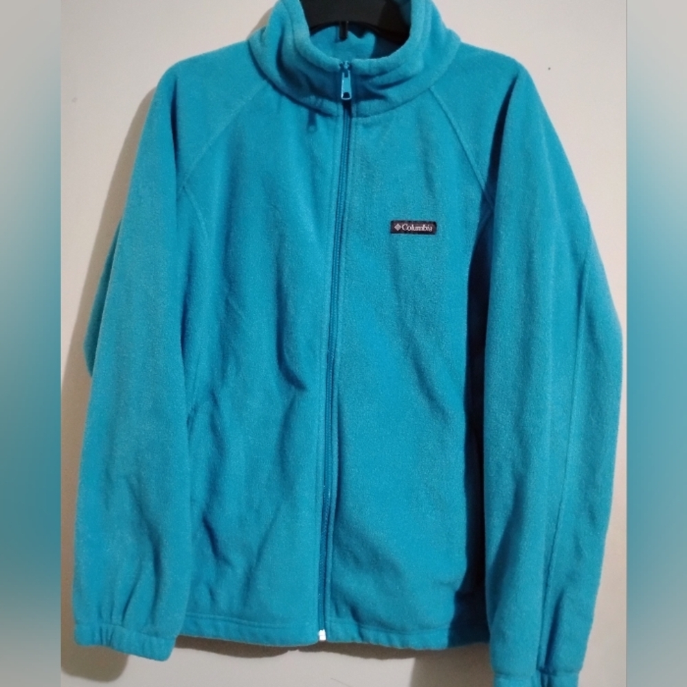 Columbia Benton Springs Sea Wave Full Zip Fleece Jacket Youth Girl's 2X